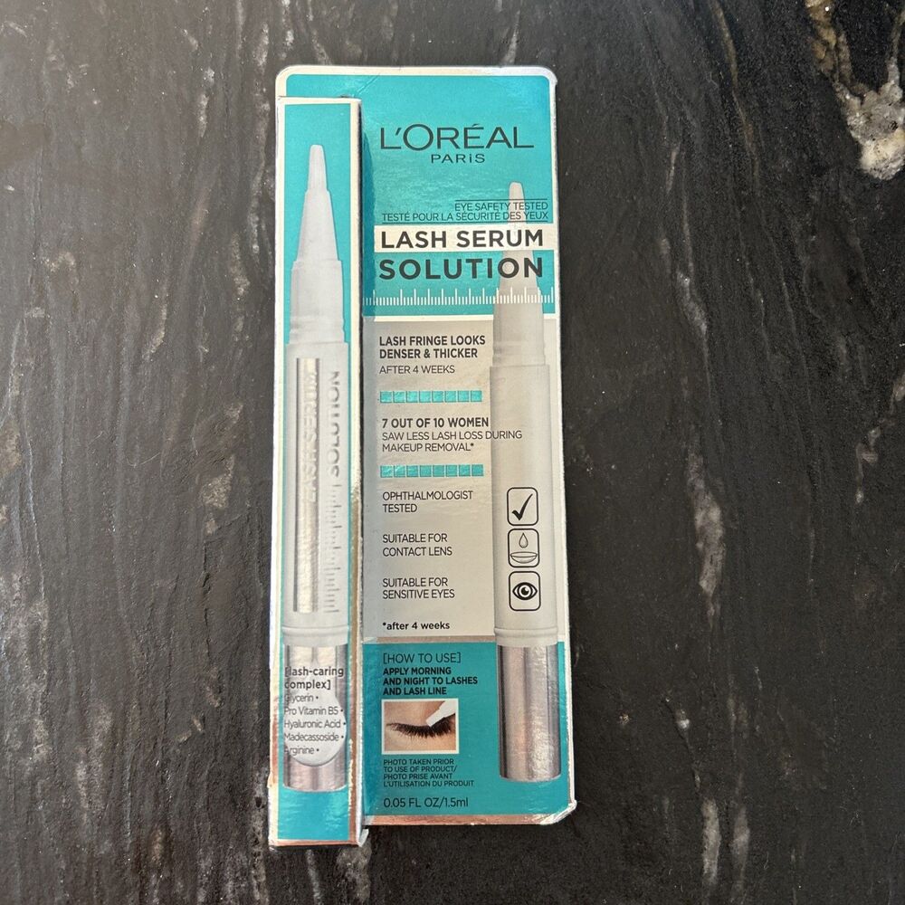 L’Oreal Paris Lash Serum Solution .05 oz. Fuller Lashes New